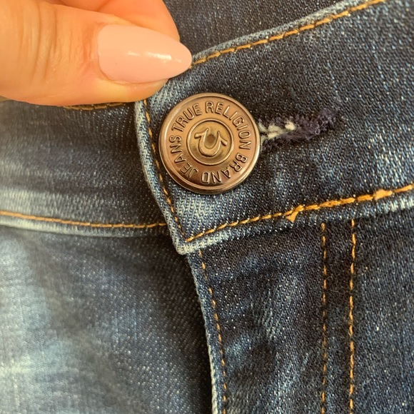 Jeans with True Religion logo Denim size23 with make in USA slim leg, low waist - Picture 5 of 10